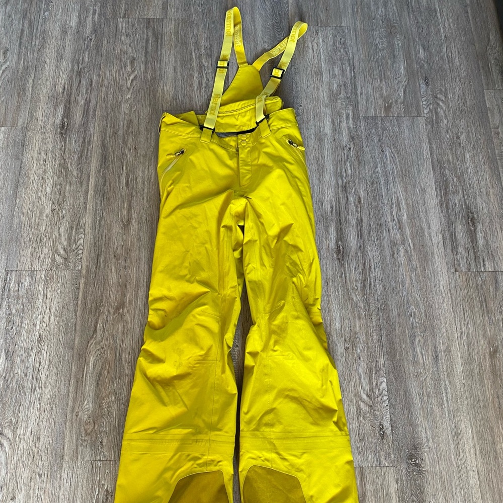 Marmot Gortex Snowbibs womens size medium